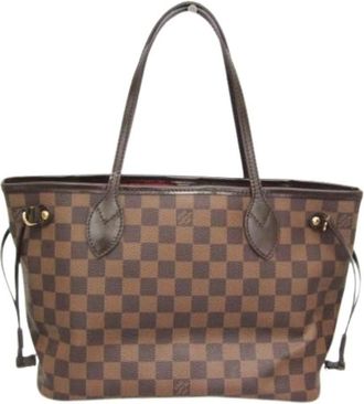 Louis Vuitton Pre-owned Tote Bags, female, Brown, Size: ONE SIZE Pre-owned Neverfull PM N51109