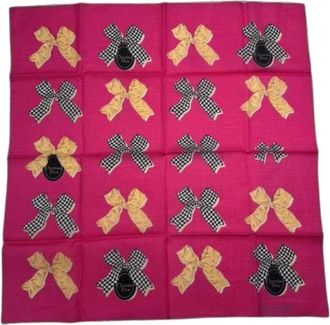 Dior Pre-owned Mitzah Oblique Sjaal - Dames - Vintage Accessoires - Roze - ONE Size - Vintage