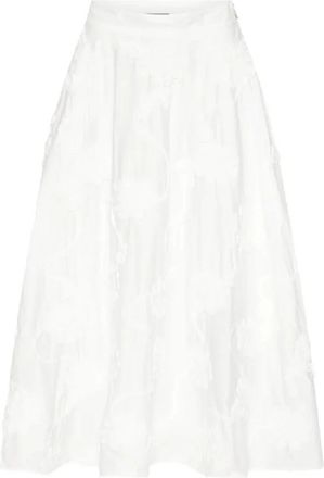 Rotate Midi Rok - Dames - Midirokken - Wit - XS - Rokken