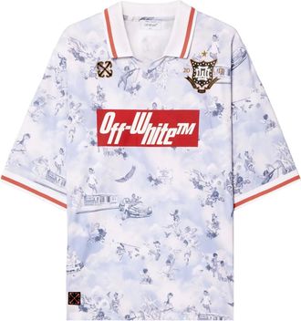 Off-white T-shirt Fresco Soccer - Viola