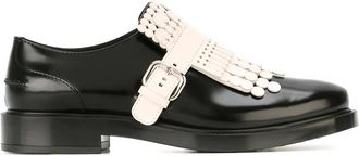 Tod's fringed loafers - Zwart
