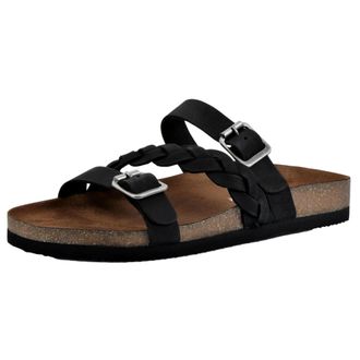 White Mountain Huntington Black Nubuck W25963-975 Womens