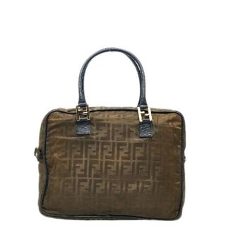 Fendi Pre-owned Handbags, female, Green, Size: ONE SIZE Pre-owned Nylon Handbag