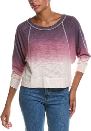 Chaser Slub Jersey Cropped Boxy Raglan Top