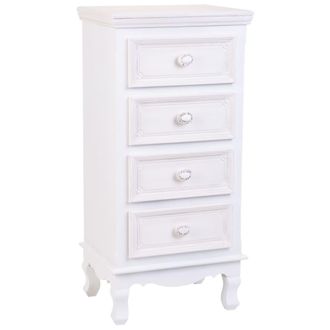 Wanderlust Deco Sinfonier de madera 40x30x82 blanco