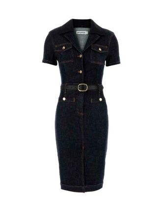 Self Portrait Denim Midi Dress
