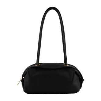 Pourchet Tassen, Dames, Zwart, ONE Size, Leer, Tempo Schoudertas