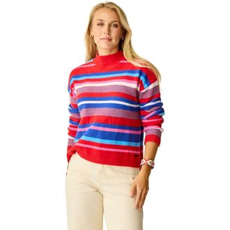 Carve Designs Olivia Plush Sweater in Multistripe at Nordstrom, Size Xx-Small