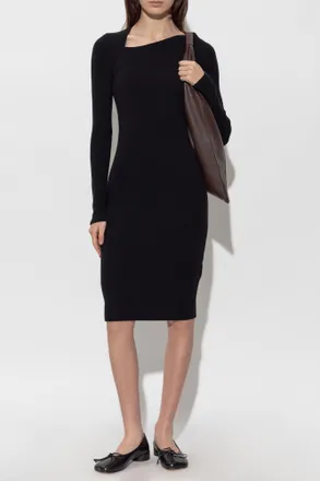 Maison Margiela Fitted Dress, Womens, Black