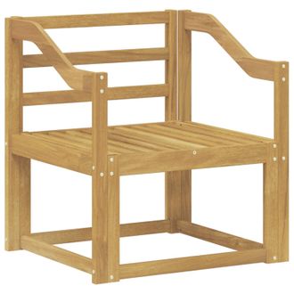vidaXL Conjunto De Sof&aacute;s De Exterior Madera De Acacia S&oacute;lida Blanco Vidaxl
