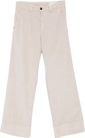 White Sand Broek Ecru - Dames - Straight fit broeken - Beige - S - Broeken