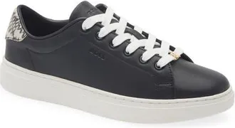 BOSS Kieran Tennis Shoe in Black/python at Nordstrom, Size 12
