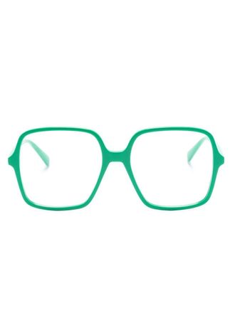 Gucci Occhiali GG oversize - Verde