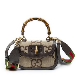 Gucci Small Bamboo 1947 Flap Schoudertas
