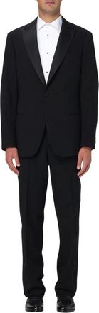 Giorgio Armani Single Breasted Suits, male, Black, 2XL, Elegant Blue Formal Suit