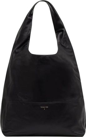 Patrizia Pepe Hobo tas - Dames - Tassen - Zwart - Maat: ONE Size Leer