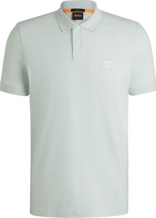 HUGO BOSS Mens Hbo Passenger Premium Design Polo Shirt in.Open Blue - Size 5XL