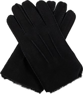 UGG Leren handschoenen - Heren - Handschoenen - Zwart - L - Accessoires