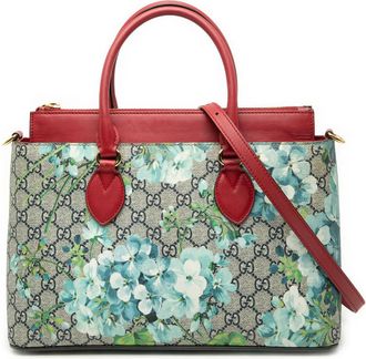 Gucci Pre-owned Gucci Small GG Supreme Blooms Linea A Tote Ladies 546316 467891