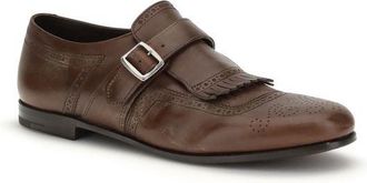 Churchs Mens Brown Calf Leather Bos Taurus Slip-On Loafers