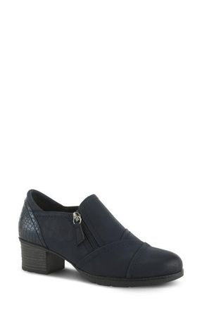 Spring Step Ellena Water Resistant Bootie in Navy at Nordstrom, Size 9Us