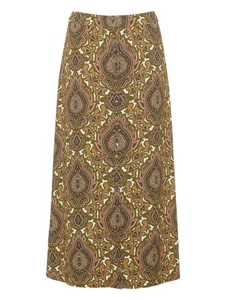 Cara Cara Lyra A-line skirt - women - Viscose/Lycra - M - Green