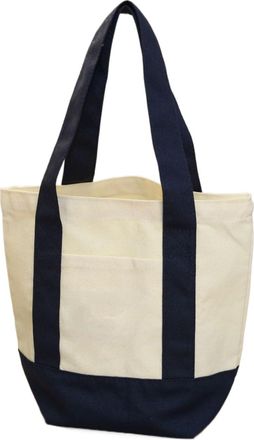 Generic Reusable Canvas Tote Bag - 33x28x15cm Grocery Shoulder Bag, Embroidery Canvas Pack | for Lunch Box Beach Gym Travel Weekend Trip Shopping Daily Carry 