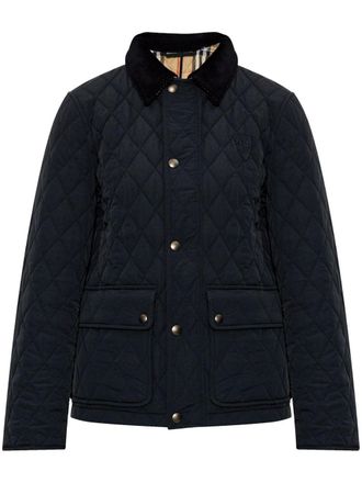 Burberry B Shield puffer jacket - women - Polyamide/Polyester/Cotton - S - Black