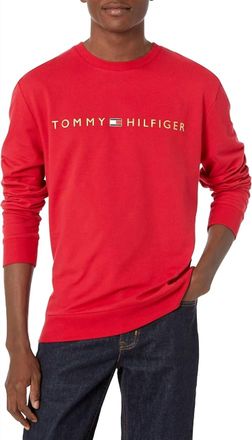 Tommy Hilfiger Modern Essentials French Terry Sweatshirt In Mahogany