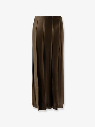 Vince Gonna in satin plissettata - VINCE. - gender_Woman