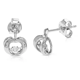 Vir Jewels 1/8 cttw Lab Grown Diamond Composite Earrings in Sterling Silver With Push Backs For Women