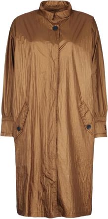 Add Cappotto con tasca applicata - Marrone