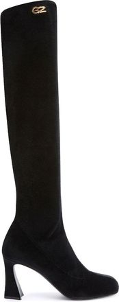 Giuseppe Zanotti 85mm Teresee over-the-knee boots - women - Fabric - 38.5 - Black