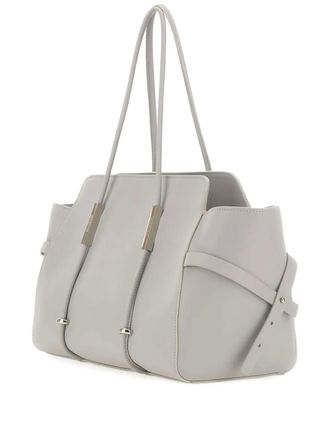 Iceberg double-handle leather bag - women - Leather - One Size - Grey