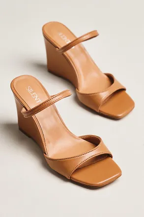 Silent D Anisa Strappy Wedge Mule Sandals
