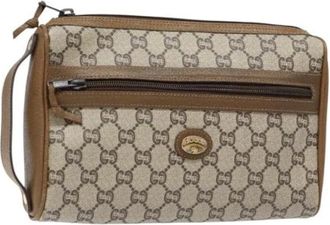 Gucci Pre-owned Clutches, female, Beige, Size: ONE SIZE Pre-owned Plastic Clutch