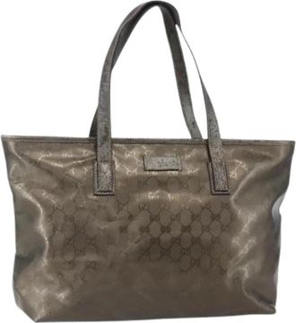 Gucci Pre-owned Vintage Tote Bag - Dames - Vintage Shopper - Grijs - ONE Size - Vintage