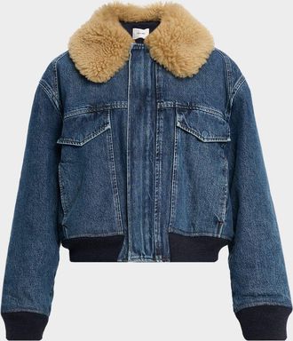 Frame Denim The Shearling Aviator Jacket