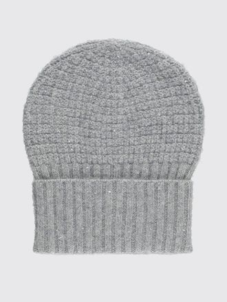 Fabiana Filippi Beanie in misto lana vergine e alpaca con risvolto