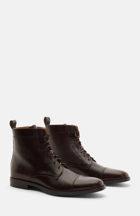Scarosso Dante Boots in Dark Brown Calf at Nordstrom, Size 40.5