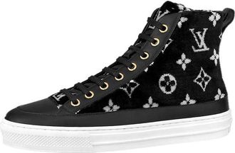 Louis Vuitton (WMNS) LOUIS VUITTON Stellar Ankle Sneakers Black White Monogram 1A95NB
