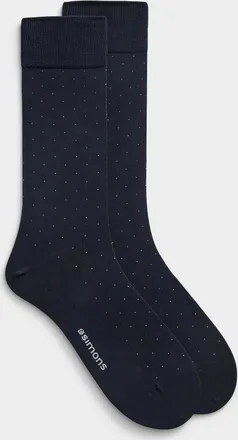 Le 31 Mens Pin dot dress socks