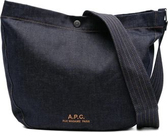 A.P.C. Cohiz Stijlvolle Tas - Dames - Schoudertassen - Blauw - ONE Size - Tassen