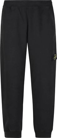 Stone Island Relaxed Fit Cuffed Ankle Cotton Sweatpants