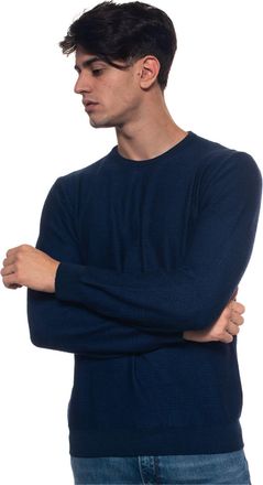 Andrea Fenzi Maglia girocollo Blu Andrea Fenzi Uomo