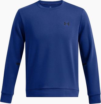 Under Armour Mens Mens Armour Ua Unstoppable Fleece Crew Eu Sweatshirt - Blue - Size: 42
