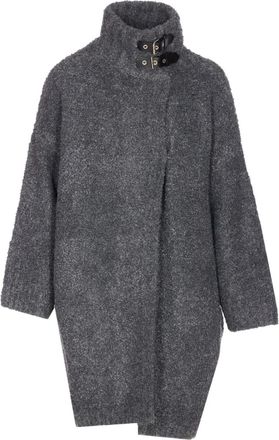 Liu Jo Cappotto oversize a collo alto - Grigio