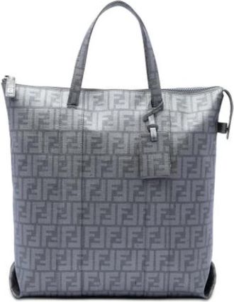 Fendi Pre-owned Canvas fendi-bags - Dames - Vintage Shopper - Grijs - ONE Size - Vintage