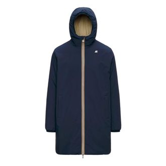 K-Way Jacob St Warm Double - - Coats - Uomo - Blu - XL