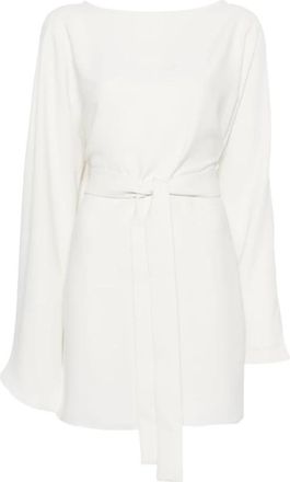 P.A.R.O.S.H. Parosh Kleedjes Cream - Dames - Korte kleedjes - Beige - S - Kleedjes